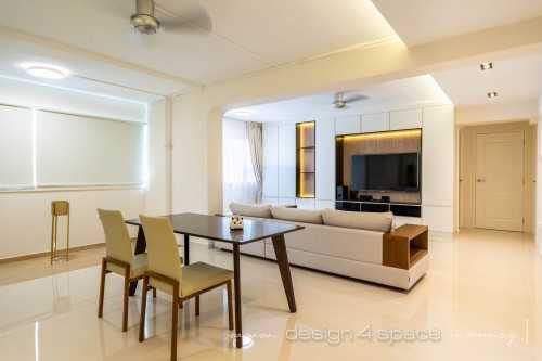 Contemporary Living Room at Tampines | 501 Tampines