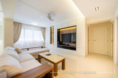 Contemporary Living Room at Tampines | 501 Tampines