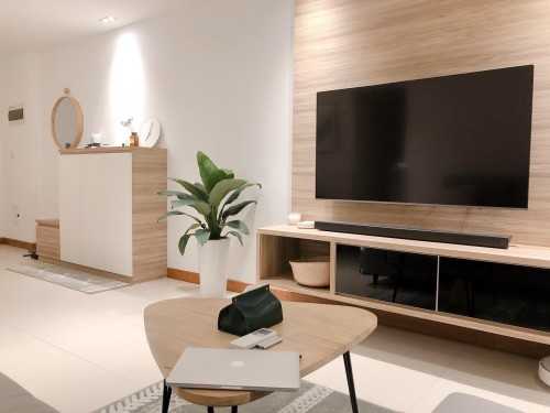 Scandinavian Living Room at HDB BTO resale flat
