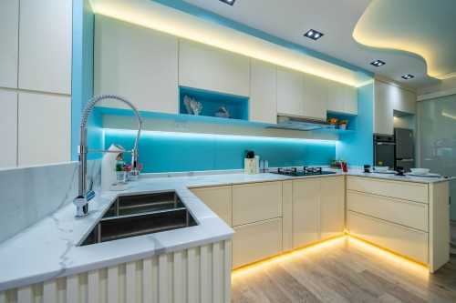 Contemporary Kitchen at Bedok | 140 Bedok Reservoir