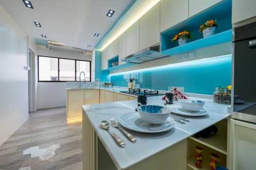 Contemporary Kitchen at Bedok | 140 Bedok Reservoir