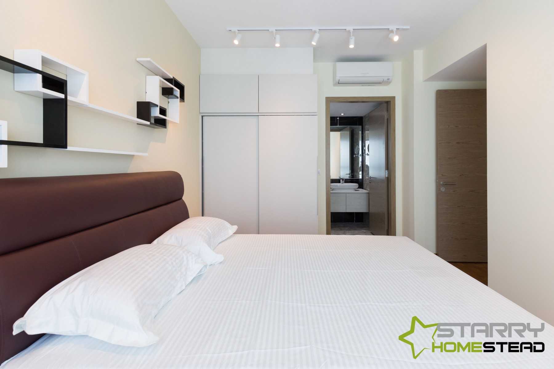Scandinavian Bedroom with Wardrobe and Sliding Wardrobe