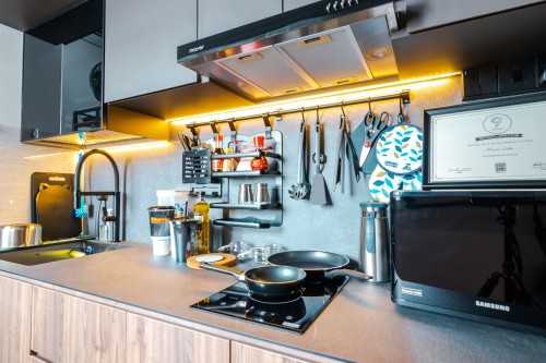 Modern Kitchen at Northshore Residences II
