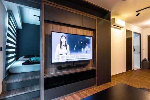 Modern Living Room at Northshore Residences II
