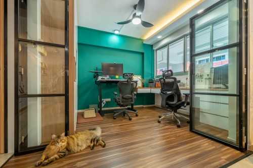Scandinavian Home Office at Toh Yi Gardens