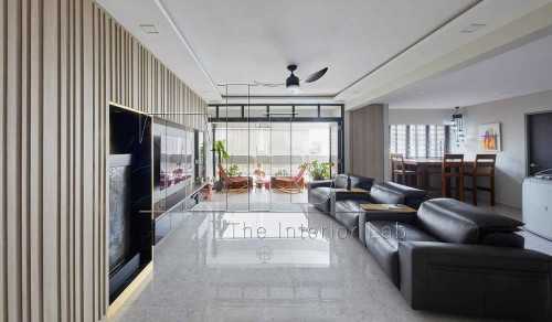 Contemporary Living Room at Kim Tian Place