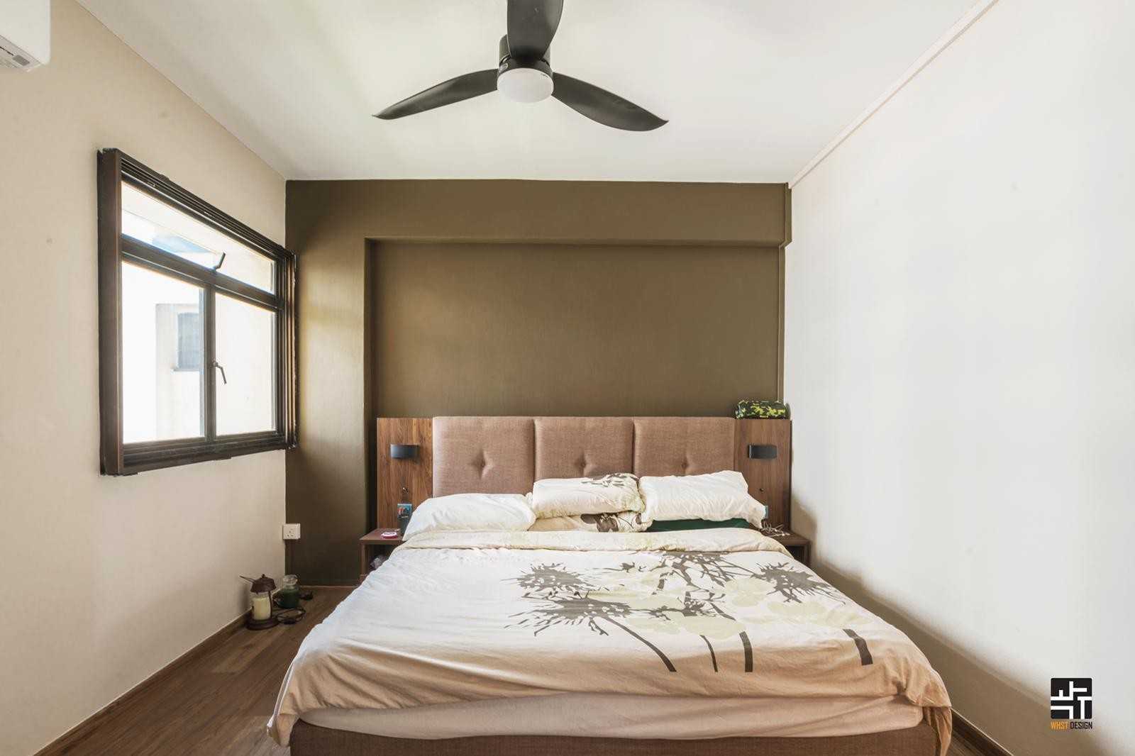 Industrial Bedroom with Wardrobe and Sliding Wardrobe
