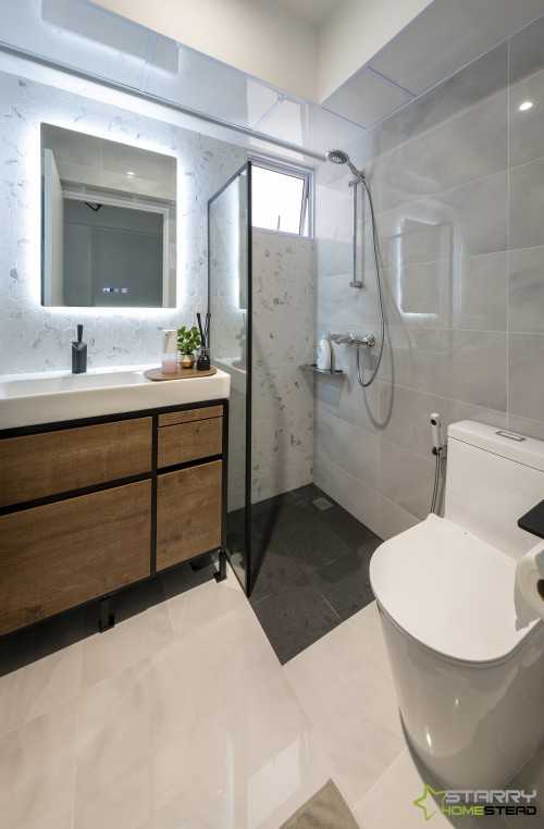 Scandinavian Bathroom at 635A Senja Road