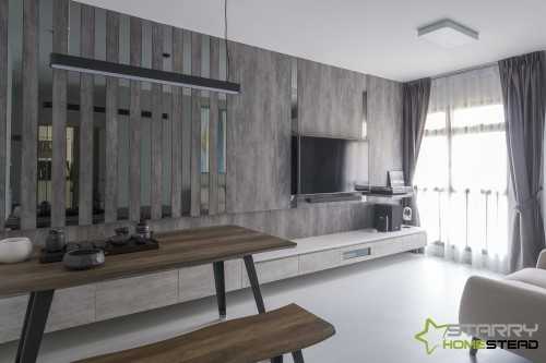Industrial Living Room at 26D Jalan Membina