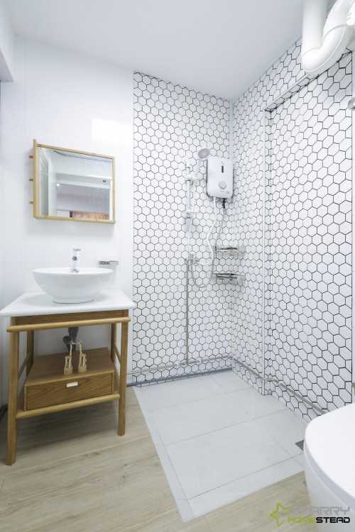 Scandinavian Bathroom at 312 Shunfu Road