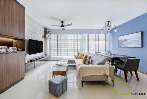Scandinavian Living Room at 356B Anchorvale Lane