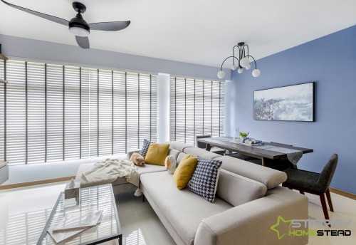 Scandinavian Living Room at 356B Anchorvale Lane