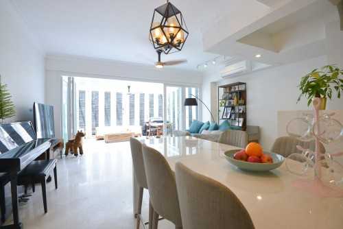 Modern Living Room at Landed House - 63 kew crescent