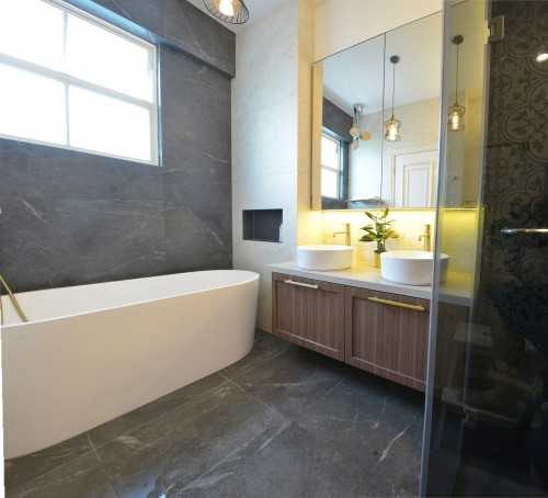 Modern Bathroom at Landed House - 63 kew crescent