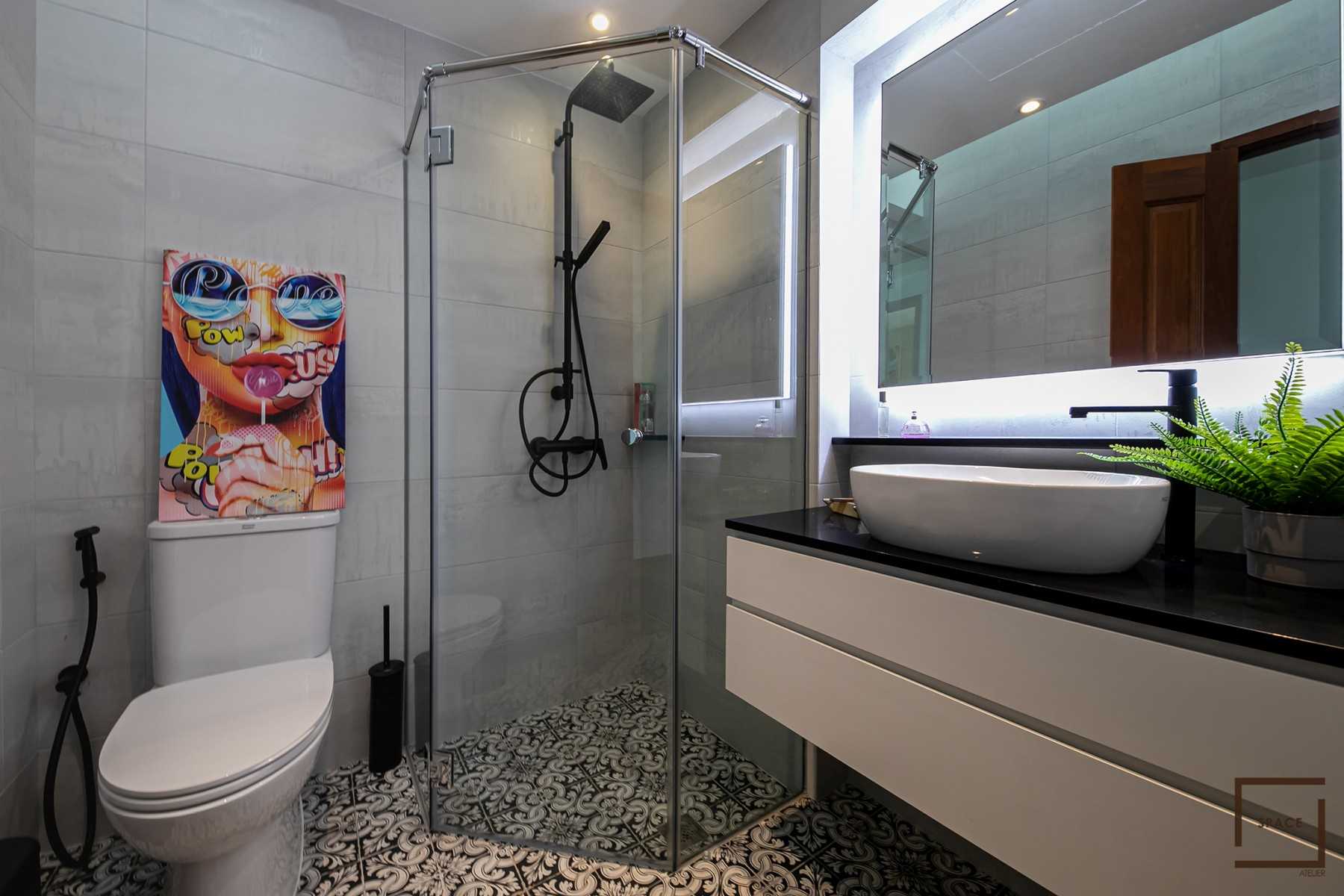 Eclectic Bathroom with Mirror and Bathroom Mirrors