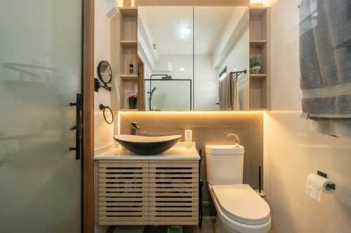Scandinavian Bathroom at 479 Yishun