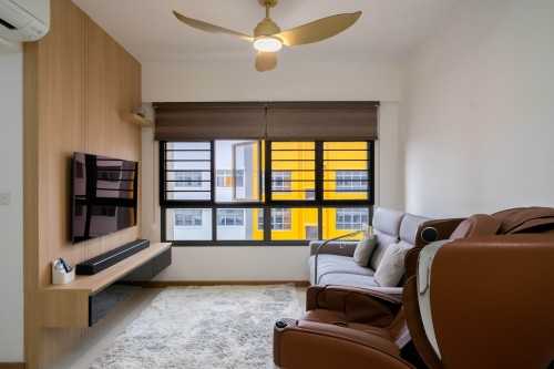 Scandinavian Living Room at 479 Yishun