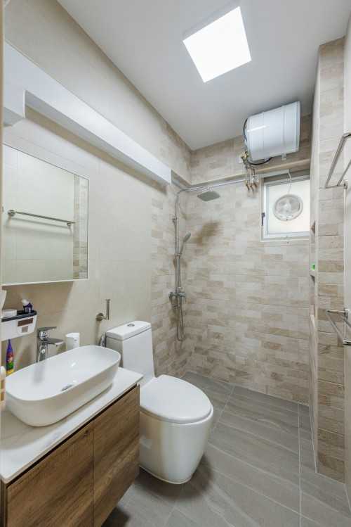 Contemporary Bathroom at 270A Sengkang Central