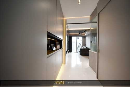 Modern Living Room at Queens Peak Condominium