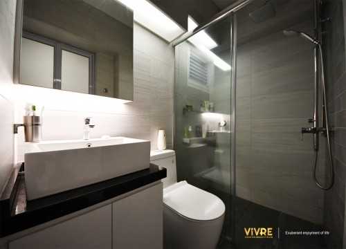 Scandinavian Bathroom at Compassvale St