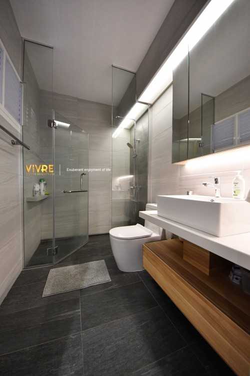 Scandinavian Bathroom at Compassvale St