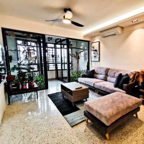 Contemporary Living Room at Bird Sanctuary