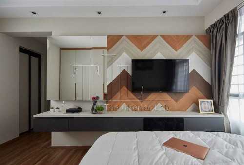 Contemporary Bedroom at Ghim Moh Valley