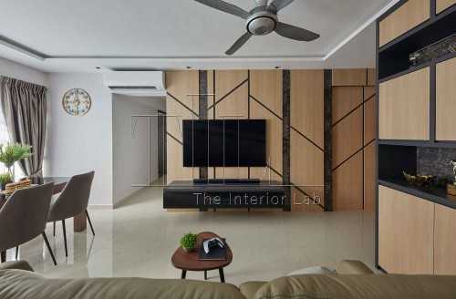 Contemporary Living Room at Ghim Moh Valley