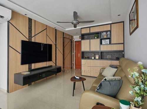Contemporary Living Room at Ghim Moh Valley