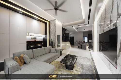 Modern Living Room at Luxus Hill Drive