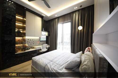 Modern Bedroom at Luxus Hill Drive