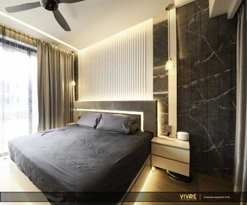 Modern Bedroom at Luxus Hill Drive
