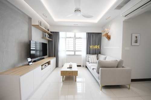 Scandinavian Living Room at 454 Fajar Road