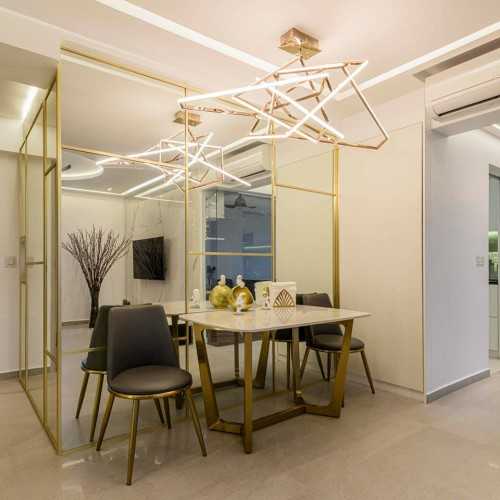 Contemporary Dining Room at Dawson