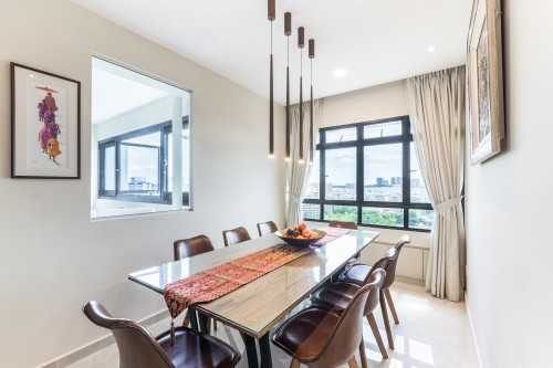 Contemporary Dining Room at 534 Jelapang