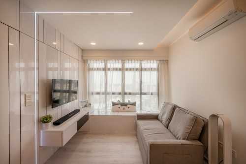 Contemporary Living Room at Strathmore ( Forfar Heights )