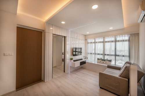 Contemporary Living Room at Strathmore ( Forfar Heights )