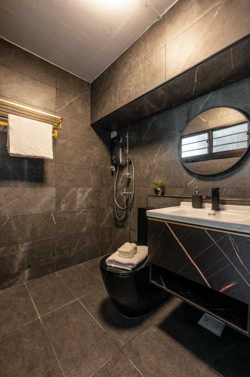 Eclectic Bathroom at Hougang HDB