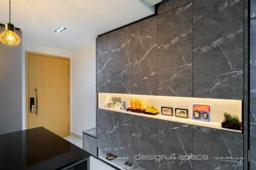 Contemporary Entryway at Sengkang | Le Fiesta
