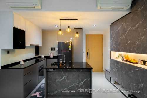 Contemporary Kitchen at Sengkang | Le Fiesta