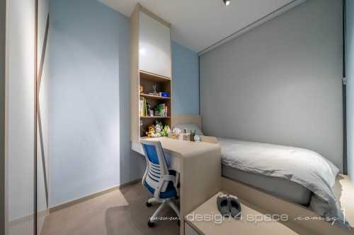 Contemporary Bedroom at Sengkang | Le Fiesta