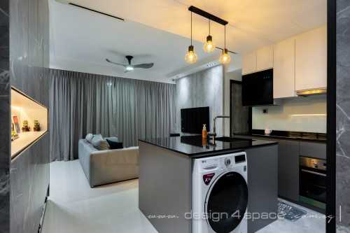 Contemporary Kitchen at Sengkang | Le Fiesta