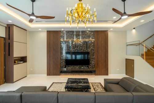 Modern Living Room at Seletar | Seletar Hill Estate