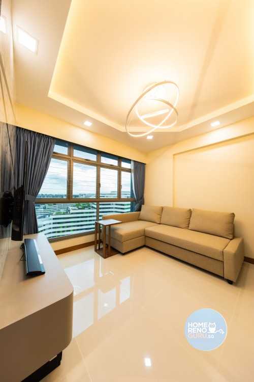 Modern Living Room at 316A Punggol Way