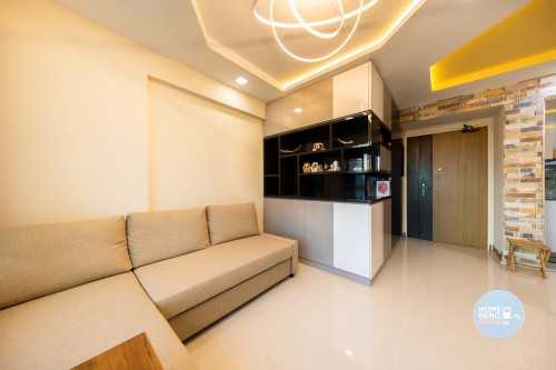 Modern Living Room at 316A Punggol Way