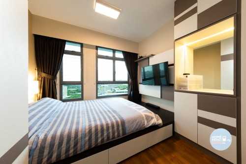 Modern Living Room at 316A Punggol Way