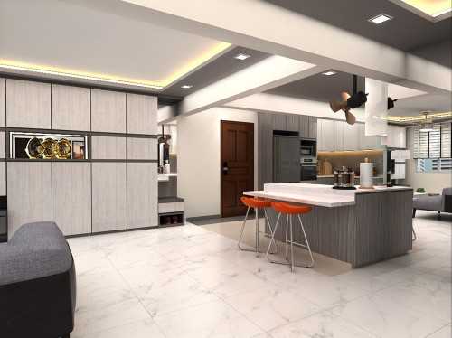 Minimalist Entryway at 128 Bishan St 12