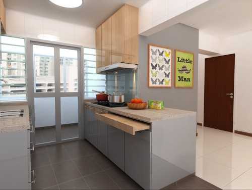 Contemporary Kitchen at 26A St George's Road