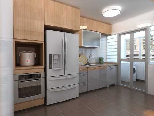 Contemporary Kitchen at 26A St George's Road