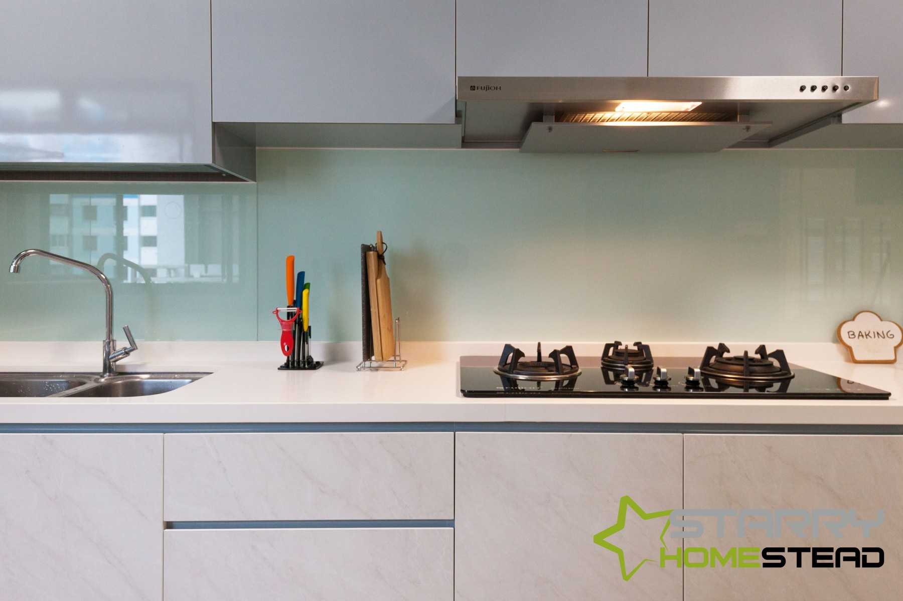 Scandinavian Kitchen with Kitchen Accessories and Kitchen Cabinets